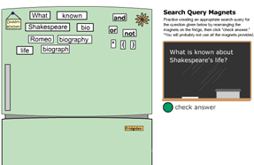 shockwave query-skill-building game